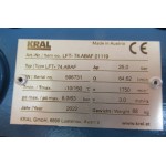 KRAL LFT-74.ABAF screw pump, IE3. NEW.